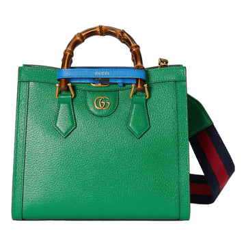 MLB Gucci Diana Small Tote Bag 'Green' 702721-U3ZDT-3760