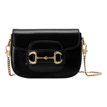 MLB Gucci Horsebit 1955 Super Mini Bag 'Black' 760253-AAA7G-1000