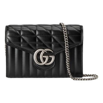 MLB Gucci GG Marmont Mini Bag 'Black' 474575-DTD5N-1000