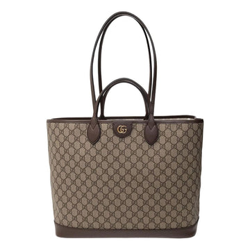 MLB Gucci Ophidia Large Tote Bag 'Beige Ebony' 739729-K9GSG-8358