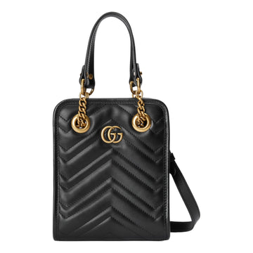 MLB Gucci GG Marmont Matelasse Mini Bag 'Black' 696123-DTDHT-1000