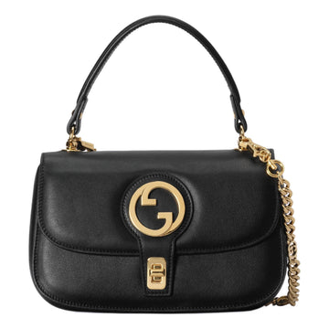 MLB Gucci Blondie Small Top Handle Bag 'Black' 735101-UXX0G-1000