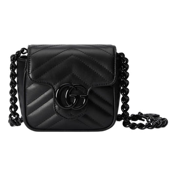 MLB Gucci GG Marmont Belt Bag 'Black' 739599-UM8KV-1000