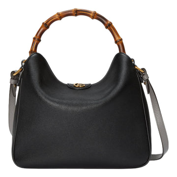 MLB Gucci Diana Medium Shoulder Bag 'Black' 746124-UAAAY-1092