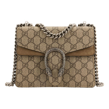 MLB Gucci Dionysus GG Supreme Mini Bag Beige/Ebony 421970-KHNRN-8642