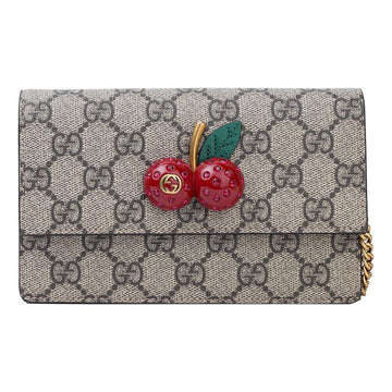 MLB Gucci Canvas Chains Shoulderbag Mini Khaki 481291-K9GXT-8694