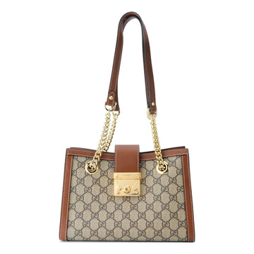 MLB Gucci Padlock GG Bag Small-Size Brown 498156-KHNKG-8534
