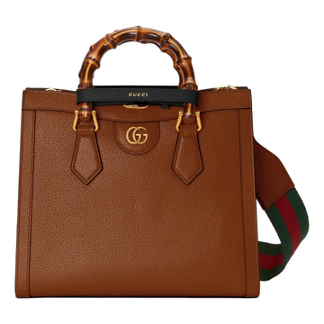 MLB Gucci Diana Small Tote Bag 'Brown' 702721-U3ZDT-2185
