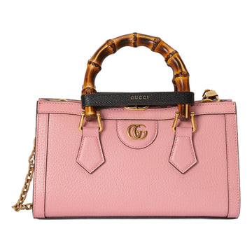 MLB Gucci Diana Small Shoulder Bag 'Wilde Rose Black' 735153-DJ24T-5862