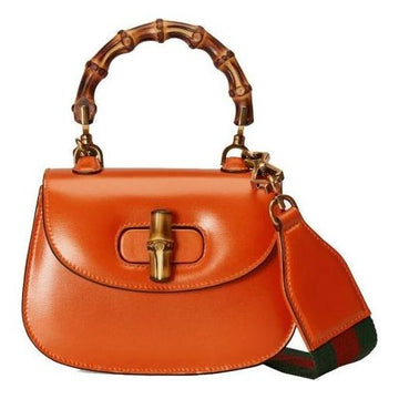 MLB Gucci Bamboo 1947 Mini Top Handle Bag 'Orange' 686864-10ODT-7768