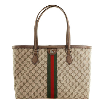 MLB Gucci Ophidia GG Middle-Sized Tote Bag Brown 631685-96IWB-8745