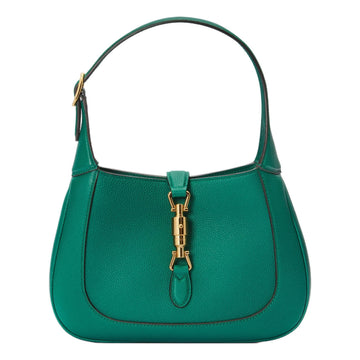 MLB Gucci Jackie 1961 Small Natural Grain Bag 'Green' 636709-AZB0G-3120