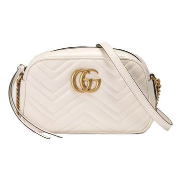 MLB Gucci GG Marmont Small Shoulder Bag 'White' 447632-DTD1T-9022