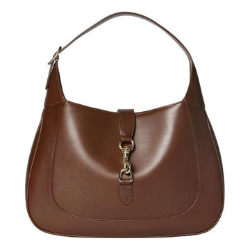 MLB Gucci Jackie Medium Shoulder Bag 'Brown' 782879-AADDX-2246