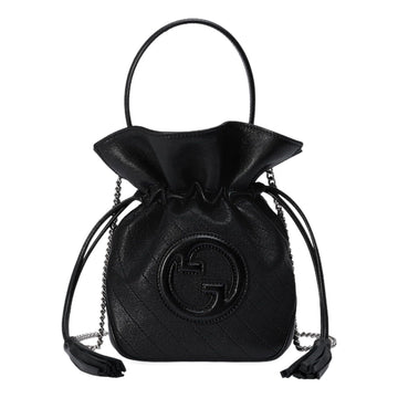 MLB Gucci Blondie Mini Bucket Bag 'Black' 760313-AACP7-1000