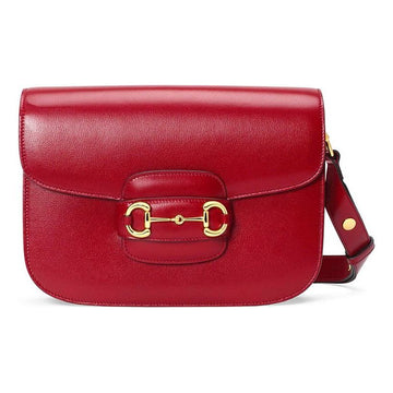 MLB Gucci 1955Button Vintage Single Shoulder Bag Red 602204-1DB0G-6638
