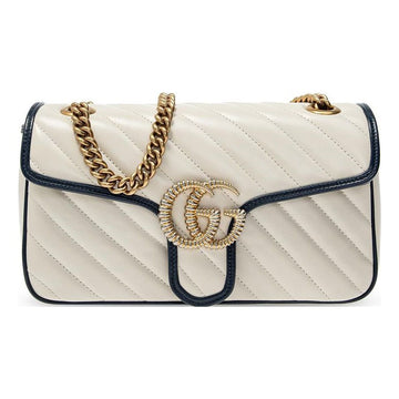 MLB Gucci Marmont Series Bag Pack Small White 443497-0OLFX-9085
