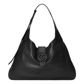 MLB Gucci Aphrodite Large Shoulder Bag 'Black' 772483-AACZZ-1000