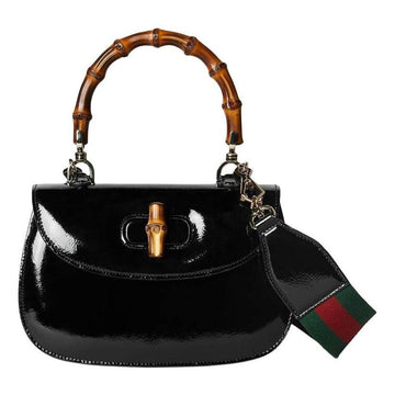 MLB Gucci Bamboo 1947 Small Top Handle Bag 'Black' 675797-AADHF-1060