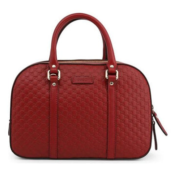MLB Gucci Logo Embossing Leather handbag Red Classic 510286-BMJ1G-6420