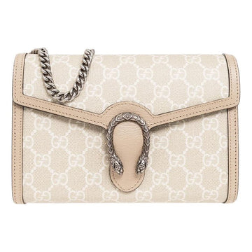 MLB Gucci Dionysus GG Mini Chain Wallet 'Beige' 401231-UULBN-9683