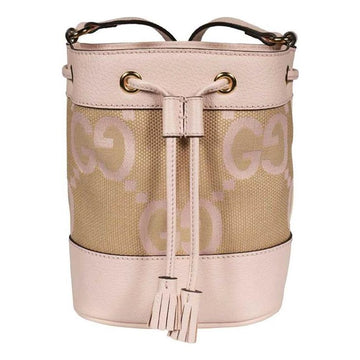 MLB Gucci Ophidia Jumbo GG Mini Bucket Bag 'Camel Light Pink' 550620-UKMBG-9550