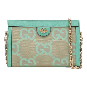 MLB Gucci Ophidia Jumbo GG Small Shoulder Bag 'Beige Green Mint' 503877-UKMBG-9549