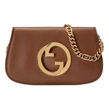 MLB Gucci Blondie Shoulder Bag 'Brown' 699268-UXX0G-2535