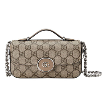 MLB Gucci Petite GG Mini Bag 'Beige Ebony' 760194-92TIG-9770