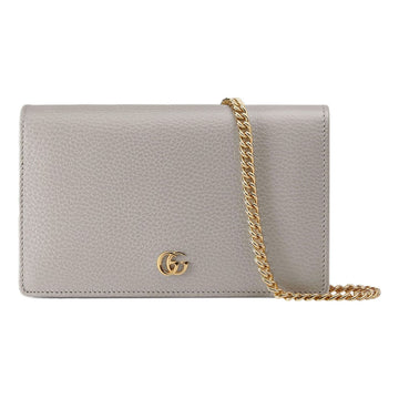 MLB Gucci GG Marmont Mini Chain Bag 'Light Grey' 497985-CAO2G-1443