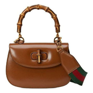 MLB Gucci Bamboo 1947 Small Top Handle Bag 'Brown' 675797-10ODT-2579
