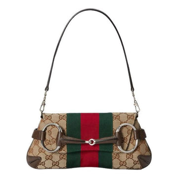 MLB Gucci Horsebit Chain Small Shoulder Bag 'Being Ebony' 764339-FACM2-8747