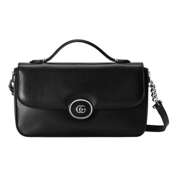 MLB Gucci Petite GG Small Shoulder Bag 'Black' 739721-AABSG-1000