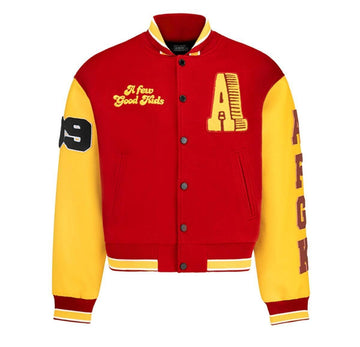 Makersluxe® - AFGK Red Varsity Jacket