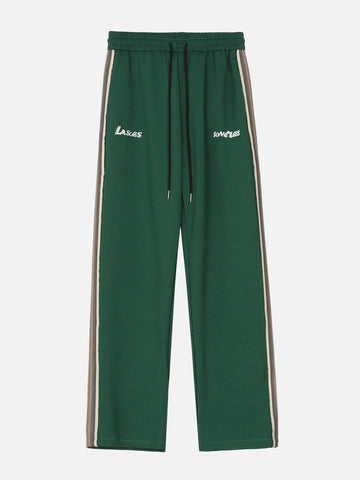 Makersluxe® - Colored Side Stripes Sweatpants