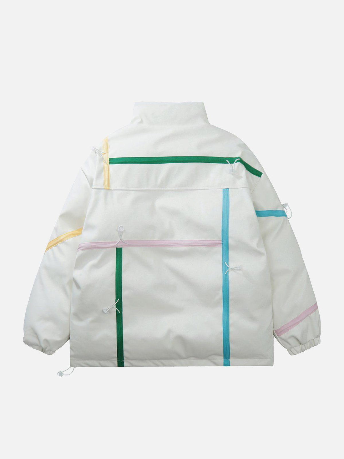 Makersluxe® - Colorful Lines Winter Coat