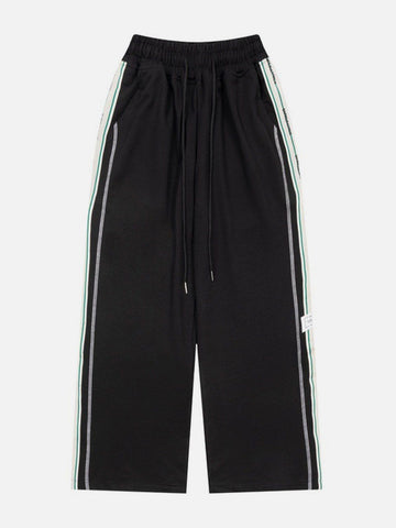 Makersluxe® - Colorful Striped Drawstring Sweatpants