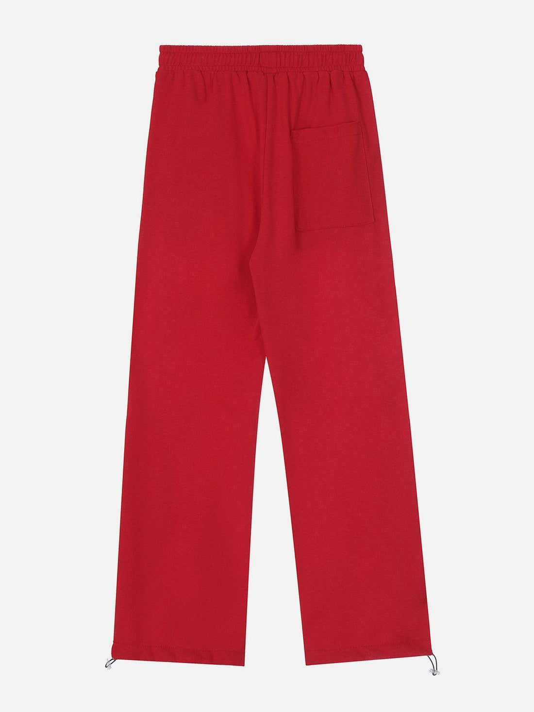 Makersluxe® - Contrast Color Irregular Panel Sweatpants