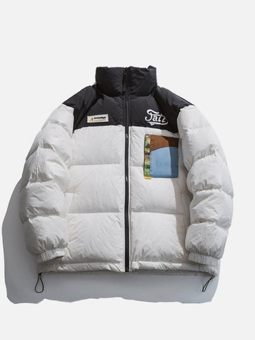 Makersluxe® - Contrast Down Coat