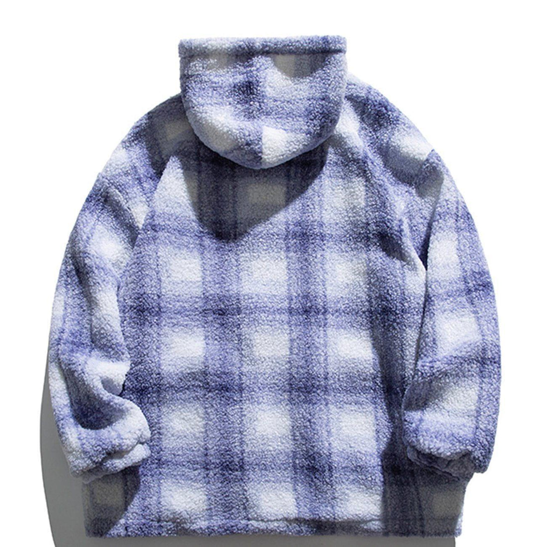 Makersluxe® - Contrast Panel Hood Winter Coat