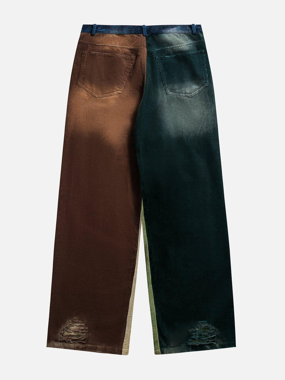 Makersluxe® - Contrast Patchwork Jeans
