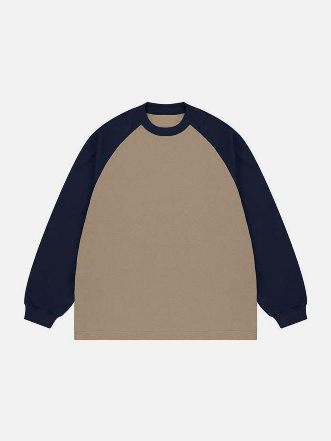 Makersluxe® - Contrast Splicing Sweatshirt