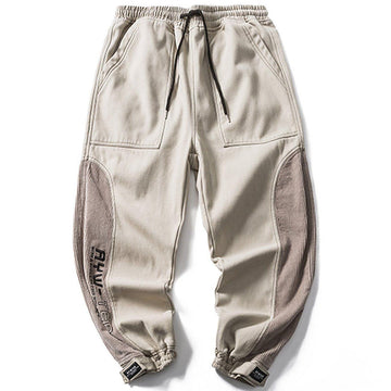 Makersluxe® - Corduroy Patch Sweatpants