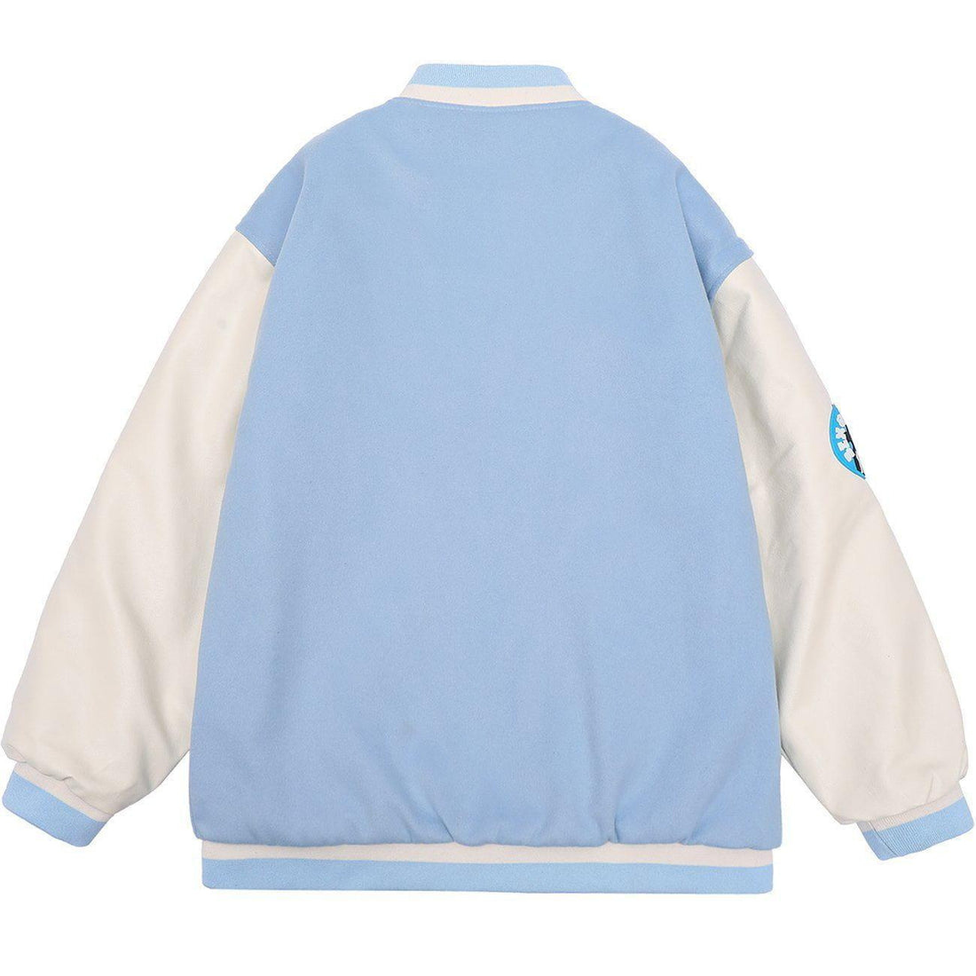 Makersluxe® - Cow Label Lettering Embroidery Winter Coat