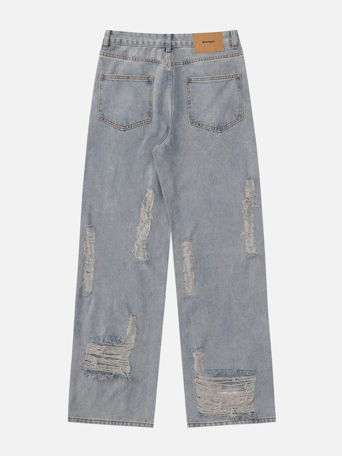 Makersluxe® - Cut Hole Jeans