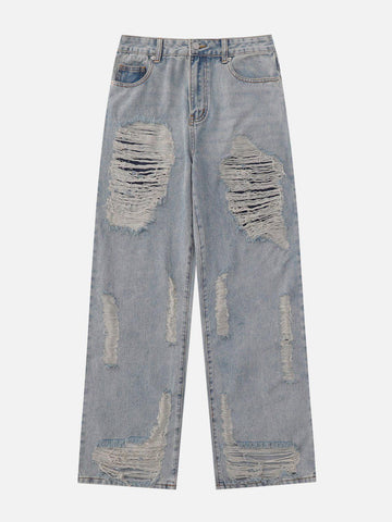 Makersluxe® - Cut Hole Jeans