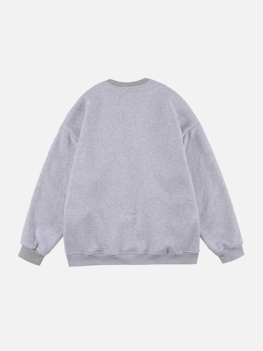 Makersluxe® - Denim Pocket Patchwork Sweatshirt
