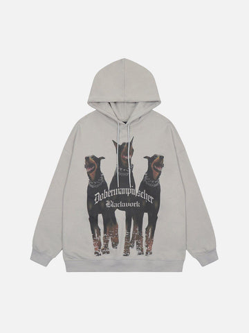 Makersluxe® - Doberman Print Hoodie