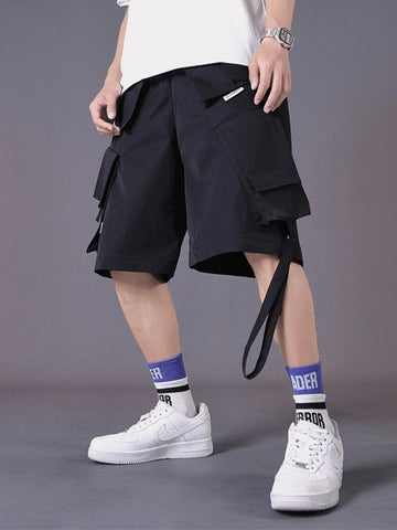 Makersluxe® - Drawstring Big Pocket Shorts