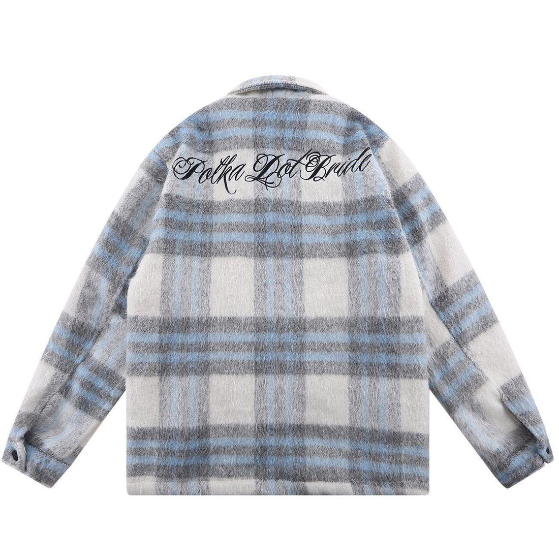 Makersluxe® - Embroidered Letters Lattice Winter Coat